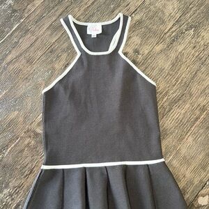 Original Parker Piece Size XS very fitted and stretchy pleated peplum in EUC